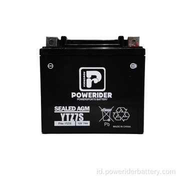 12v 5Ah Ytz7s Tertutup Baterai Motor Starter